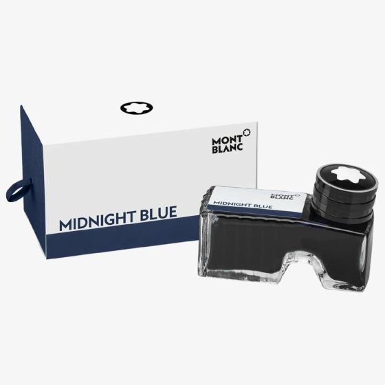 Montblanc 60ml Ink Bottle Midnight Blue 128186