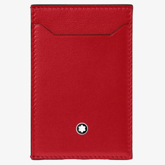 Montblanc Meisterstuck Red 3cc Pocket Cardholder 129685