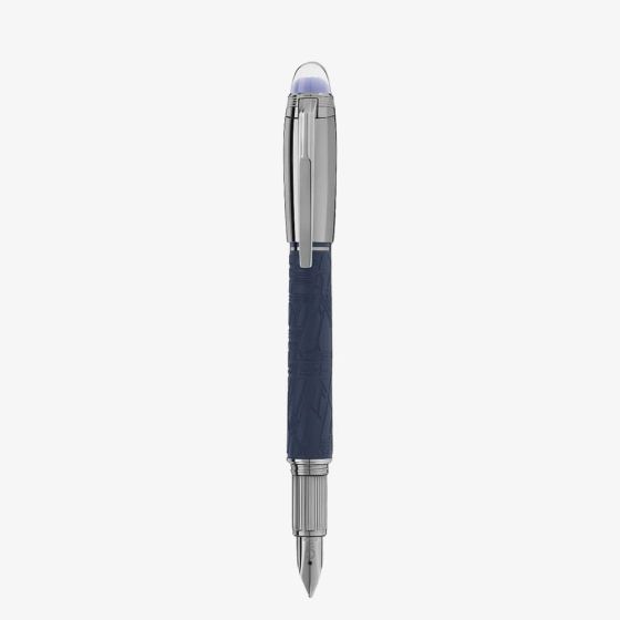 Montblanc StarWalker SpaceBlue Doue Fountain Pen 130215