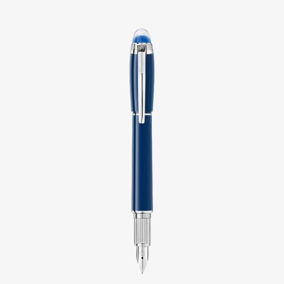 Montblanc Star Walker Blue Planet Precious Fountain Pen 132439