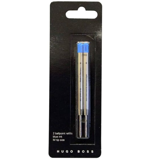 BOSS Blue Ballpoint Pen Refill Pack of 2 HPR741BM