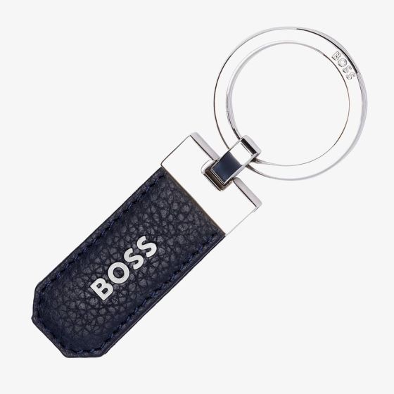 BOSS Classic Grained Navy Keyring HAK416N