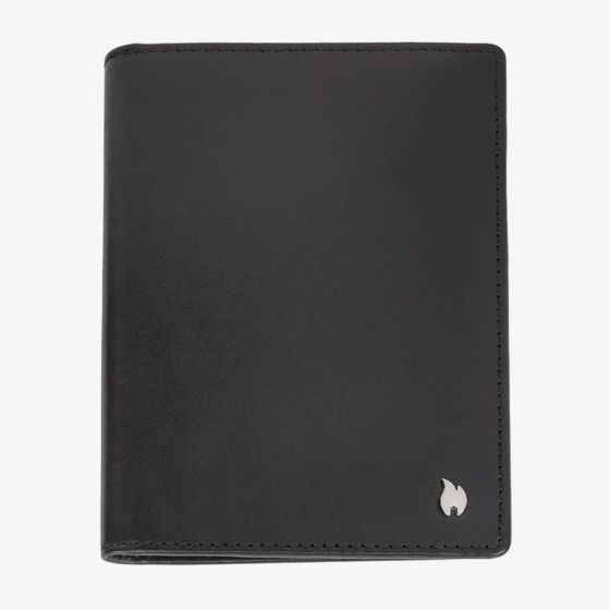 Zippo Signature Black Leather Passport Holder 2007986