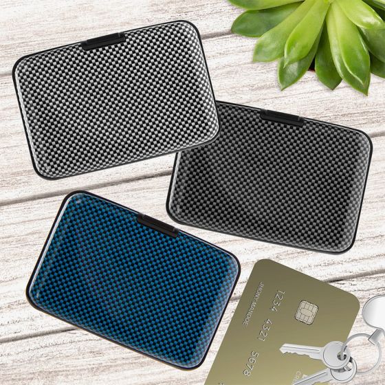 Graphite Rfid Blocking Card Holder LP43502A