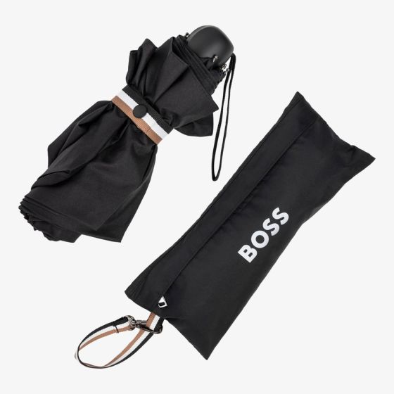 BOSS Iconic Black Mini Umbrella HUG321A