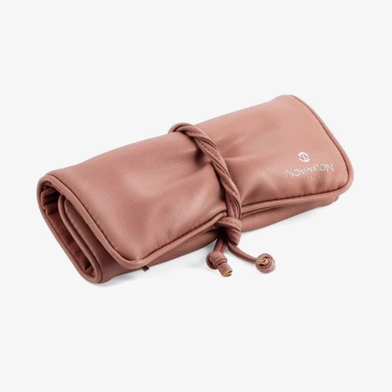Nomination Pink Leather Jewellery Roll GADGET32 GWP