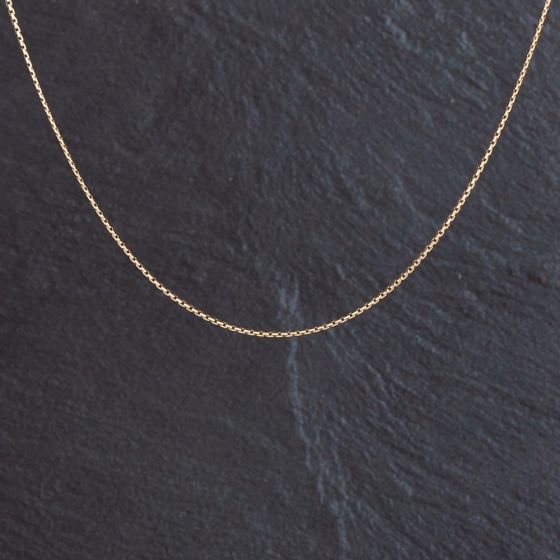 Second Hand 9ct Yellow Gold 14 Inch Chain 4101693