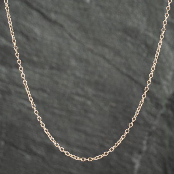 Second Hand 9ct Yellow Gold 24 Inch Trace Chain 41021438