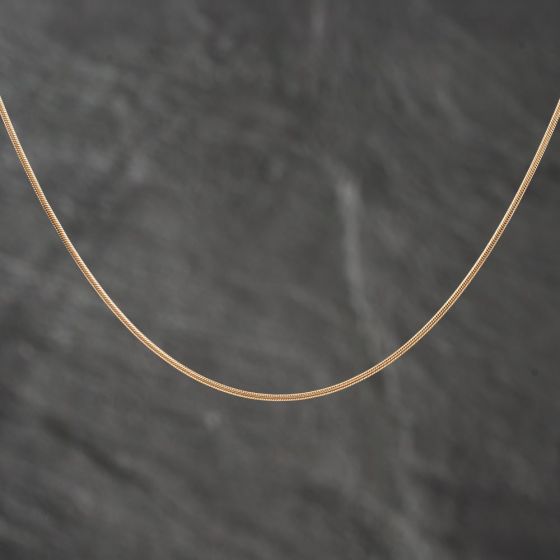 Second Hand 9ct Yellow Gold 17 Inch Snake Chain 41021527