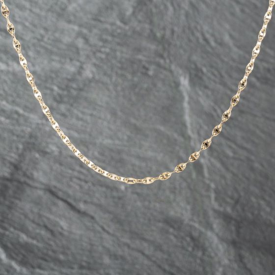 Second Hand 9ct Yellow Gold 18 Inch Anchor Chain 41021559