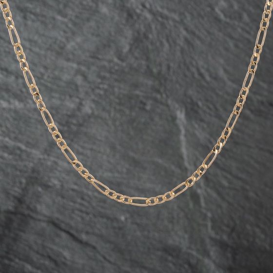 Second Hand 9ct Yellow Gold 18 Inch Figaro Chain 41021565