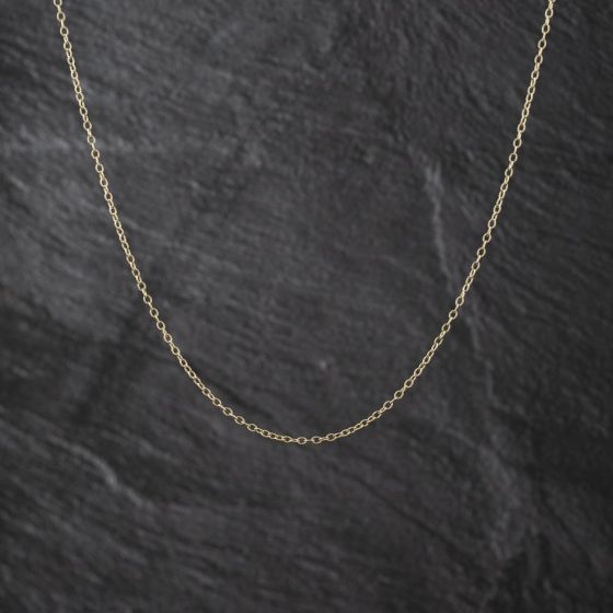 Second Hand 9ct Yellow Gold 18.5 Inch Belcher Chain 41021688