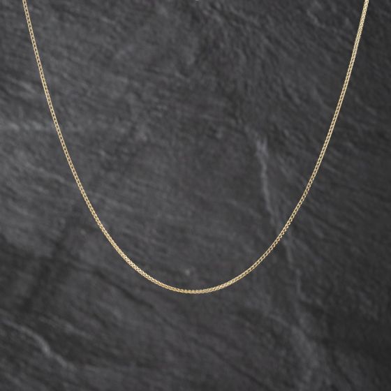 Second Hand 9ct Yellow Gold 18 Inch Spiga Chain 41021692