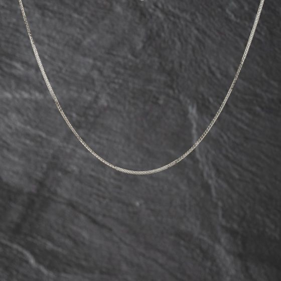 Second Hand 9ct White Gold 16 Inch Spiga Chain 41021693