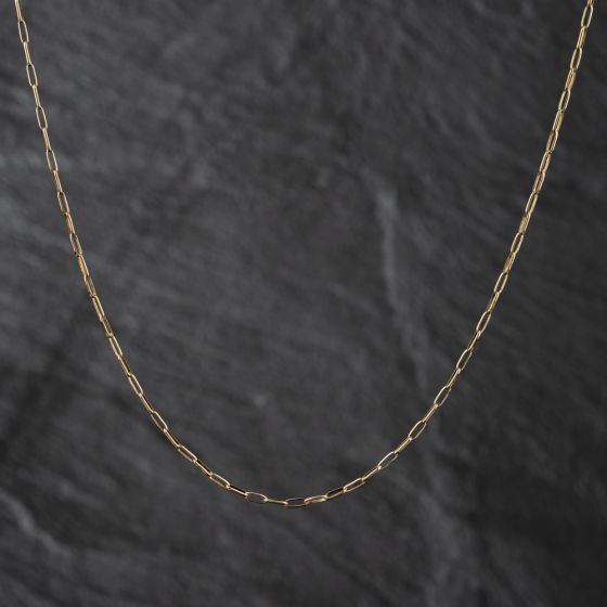 Second Hand Vintage Yellow Gold 23 Inch Belcher Chain 41021710