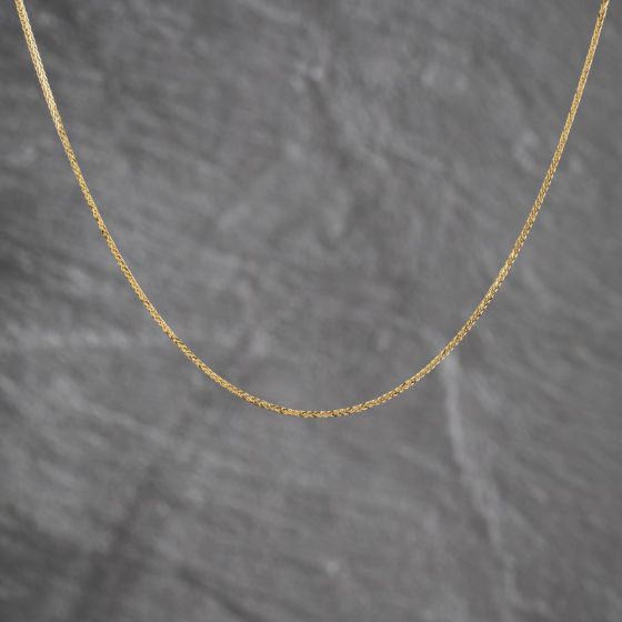 Second Hand 9ct Yellow Gold 16 Inch Foxtail Chain 41021751