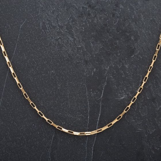 Second Hand 9ct Yellow Gold 20 Inch Paper Chain 4102811