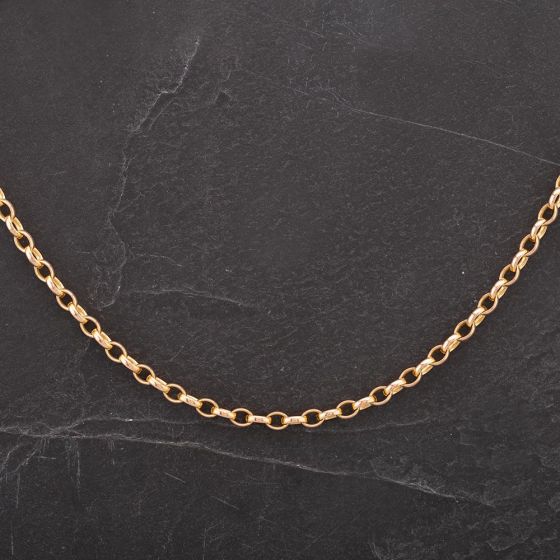 Second Hand 9ct Yellow Gold 18 Inch Belcher Chain 4103799