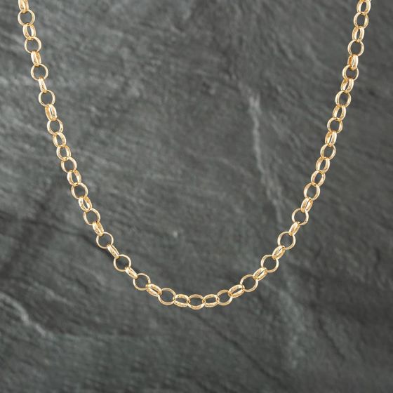 Second Hand 9ct Yellow Gold 22 Inch Belcher Chain 41041006
