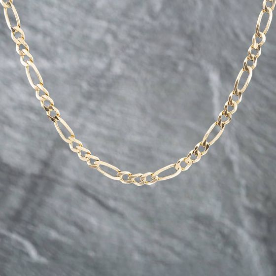 Second Hand 9ct Yellow Gold 20 Inch Figaro Chain 41041271