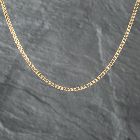 Second Hand 9ct Yellow Gold 18 Inch Foxtail Chain 41041292