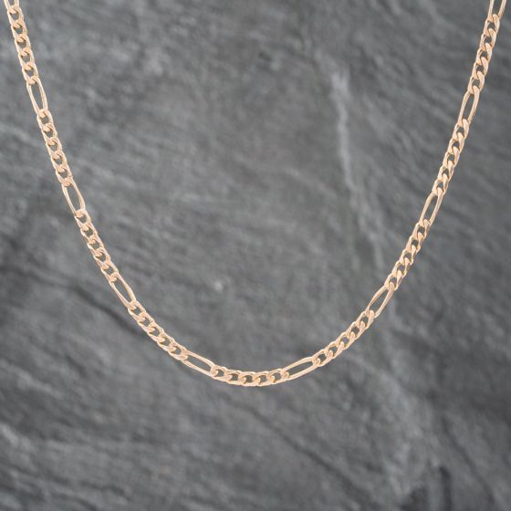Second Hand 9ct Yellow Gold 30 Inch Figaro Chain 41041372