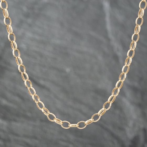 Second Hand 9ct Yellow Gold 24 Inch Belcher Chain 41041381