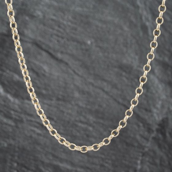 Second Hand 9ct Yellow Gold 21 Inch Belcher Chain 41041387