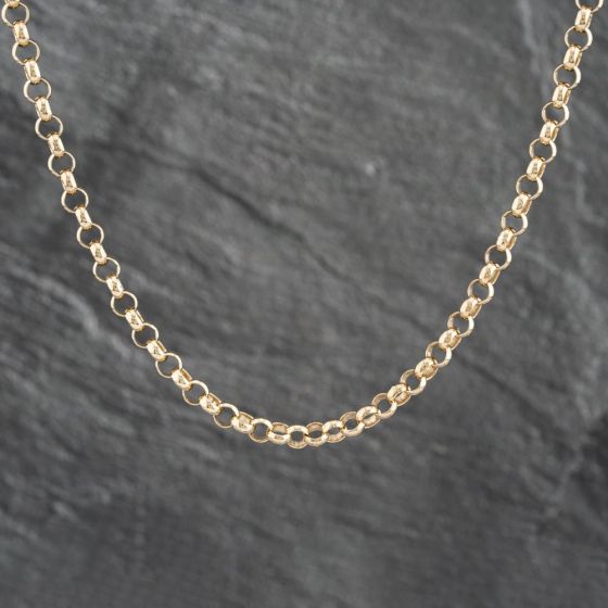 Second Hand 9ct Yellow Gold 21 Inch Belcher Chain 41041425