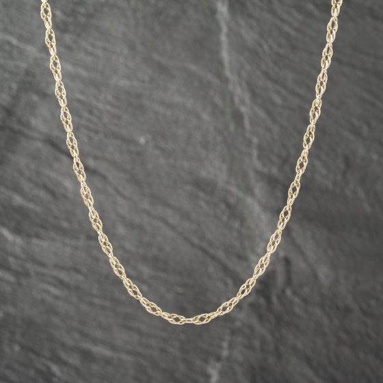 Second Hand 9ct Yellow Gold 28 Inch Prince Of Wales Chain 41041520