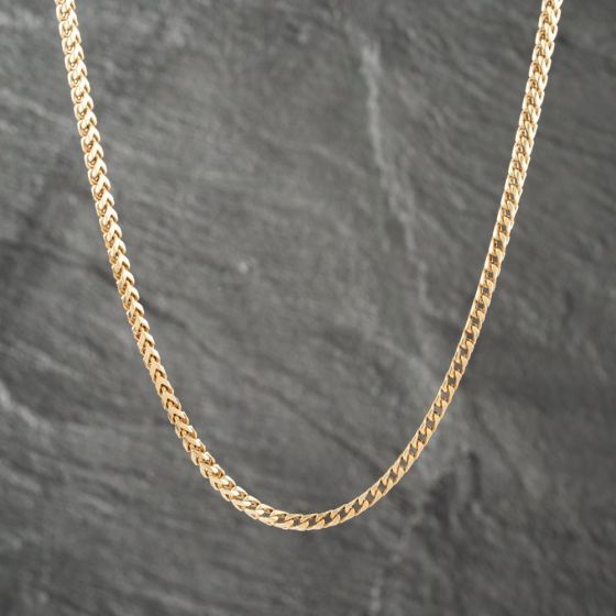 Second Hand 9ct Yellow Gold 20 Inch Curb Chain 41041522