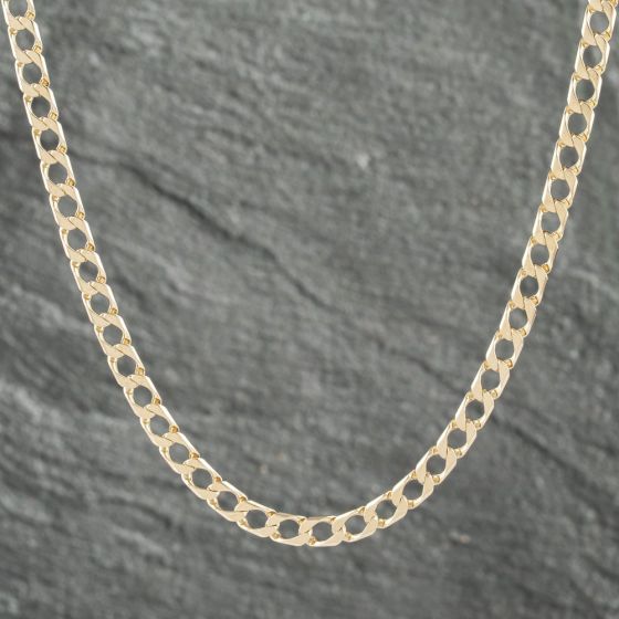 Second Hand 9ct Yellow Gold 20 Inch Curb Chain 41041549