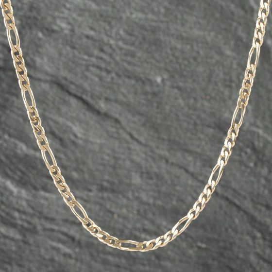Second Hand 9ct Yellow Gold 24 Inch Figaro Chain 41041558