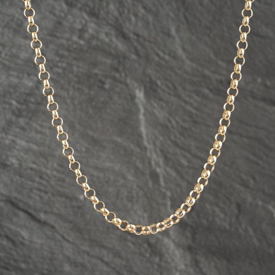 Second Hand 9ct Yellow Gold 21 Inch Belcher Chain 41041567