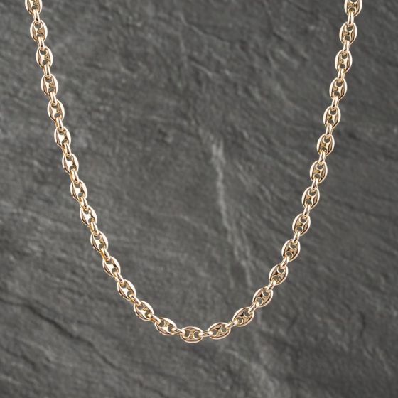 Second Hand 9ct Rose Gold 20 Inch Anchor Chain 41041576