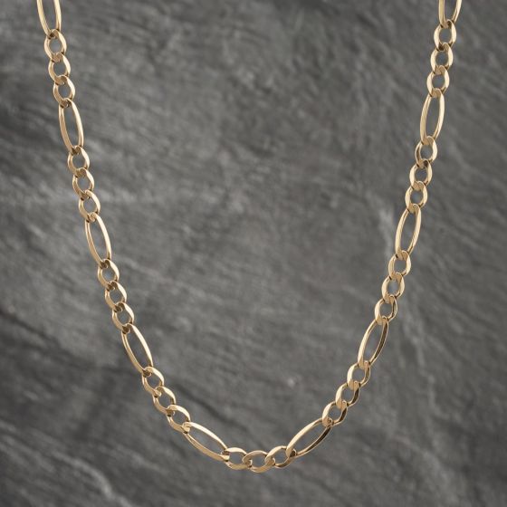 Second Hand 9ct Yellow Gold 20 Inch Figaro Chain 41041584