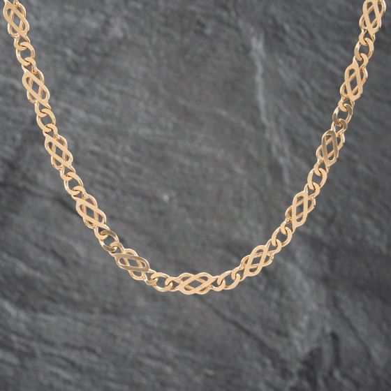 Second Hand 9ct Yellow Gold 20 Inch Celtic Chain 41041622