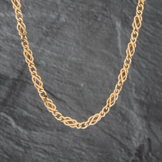 Second Hand 9ct Yellow Gold 20 Inch Celtic Chain 41041623
