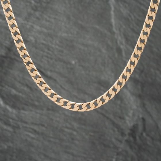 Second Hand 9ct Yellow Gold 20 Inch Curb Chain 41041631