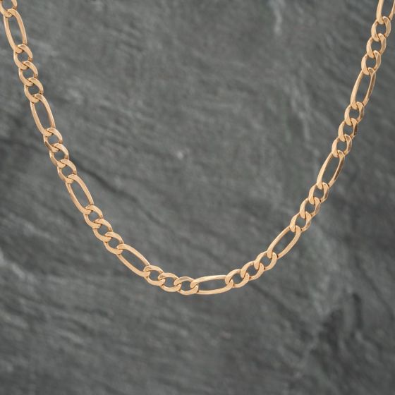 Second Hand 9ct Yellow Gold 26 Inch Figaro Chain 41041634