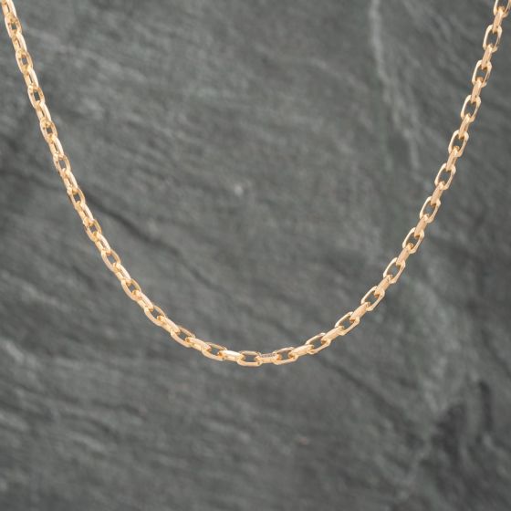 Second Hand 9ct Yellow Gold 20 Inch Trace Chain 41041637