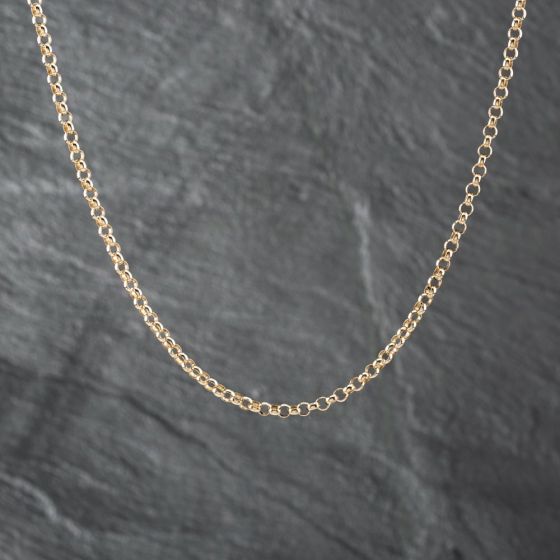 Second Hand 9ct Yellow Gold 18 Inch Belcher Chain 41041649