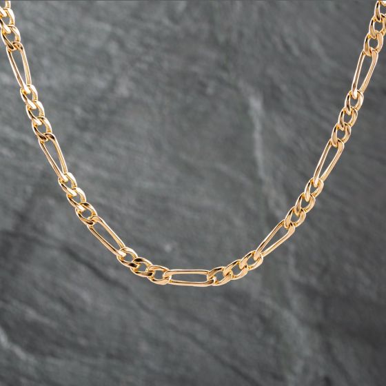 Second Hand 9ct Yellow Gold 24 Inch Figaro Chain 41041665