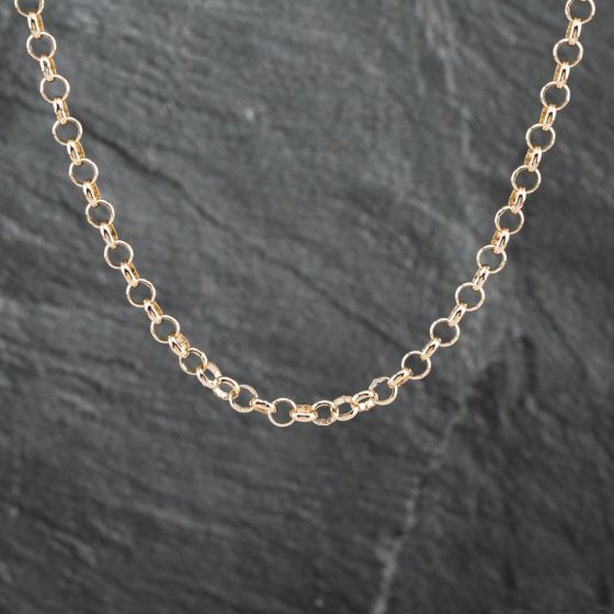 Second Hand 9ct Yellow Gold 28 Inch Heavy Belcher Chain 41041667