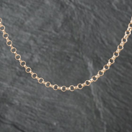 Second Hand 9ct Yellow Gold 17 Inch Belcher Chain 41041671