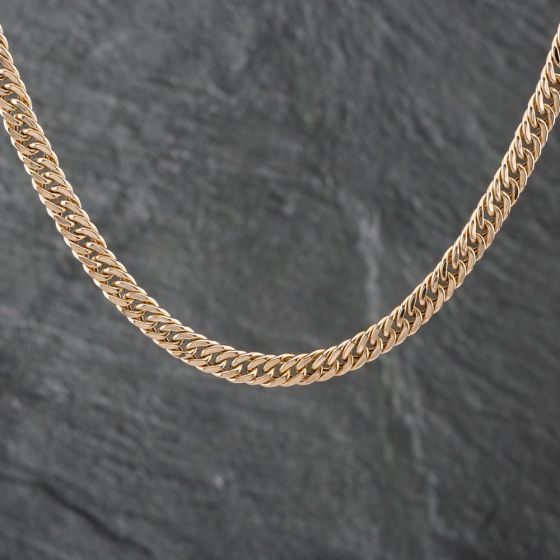 Second Hand 9ct Yellow Gold 18 Inch Curb Chain 41041673