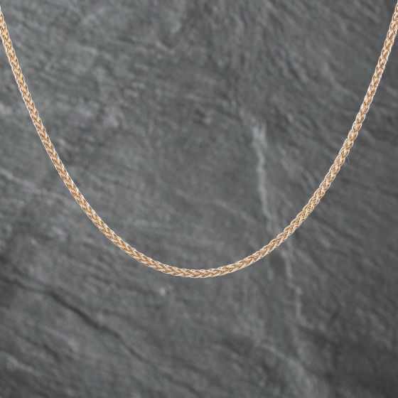 Second Hand 9ct Yellow Gold 18 Inch Spiga Chain 41041687