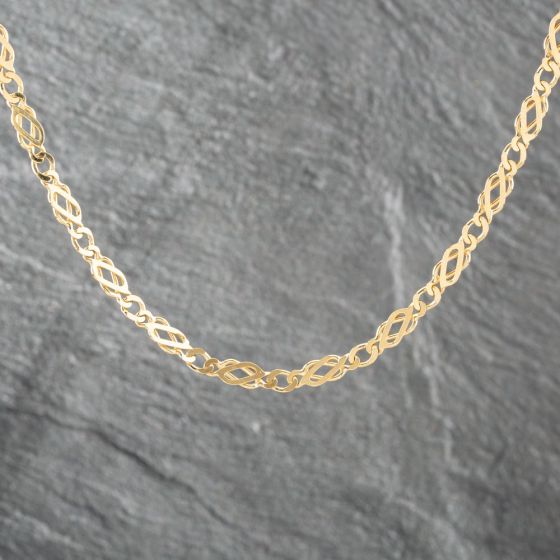 Second Hand 9ct Yellow Gold 18 Inch Celtic Chain 41041695