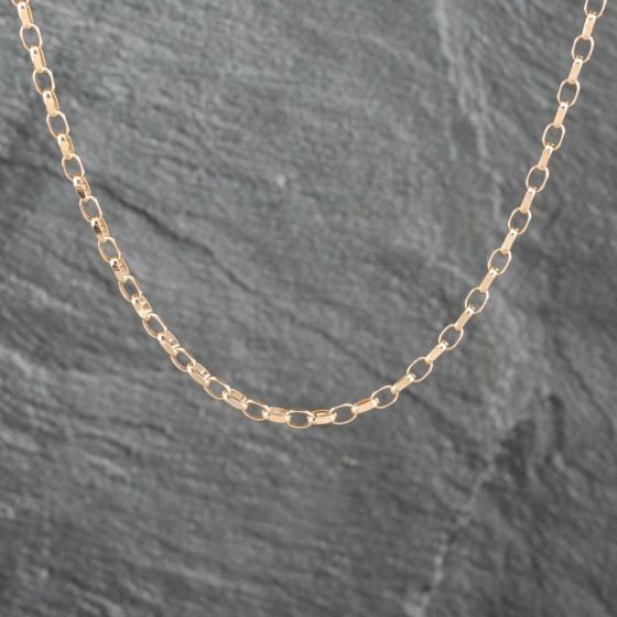 Second Hand 9ct Yellow Gold Filed 28 Inch Belcher Chain 41041698
