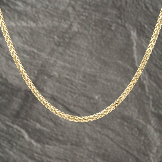 Second Hand 9ct Yellow Gold 20 Inch Spiga Chain 41041737